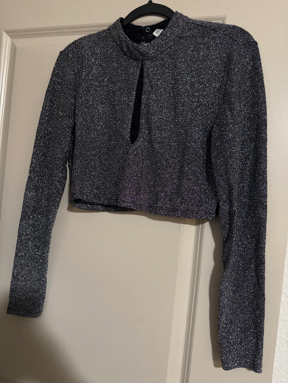 Sparkle crop top size L